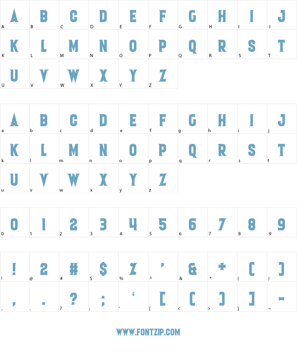 One Slice Font Character